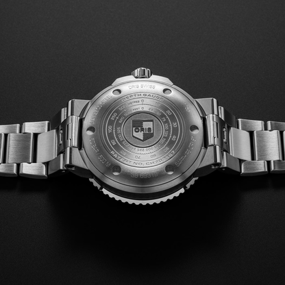 Oris Aquis Depth Gauge Stainless Steel Black Dial Automatic Watch 45.8mm