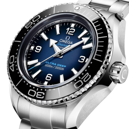 Omega Seamaster Planet Ocean 6000M O-MEGASTEEL Automatic Watch 45.5 mm