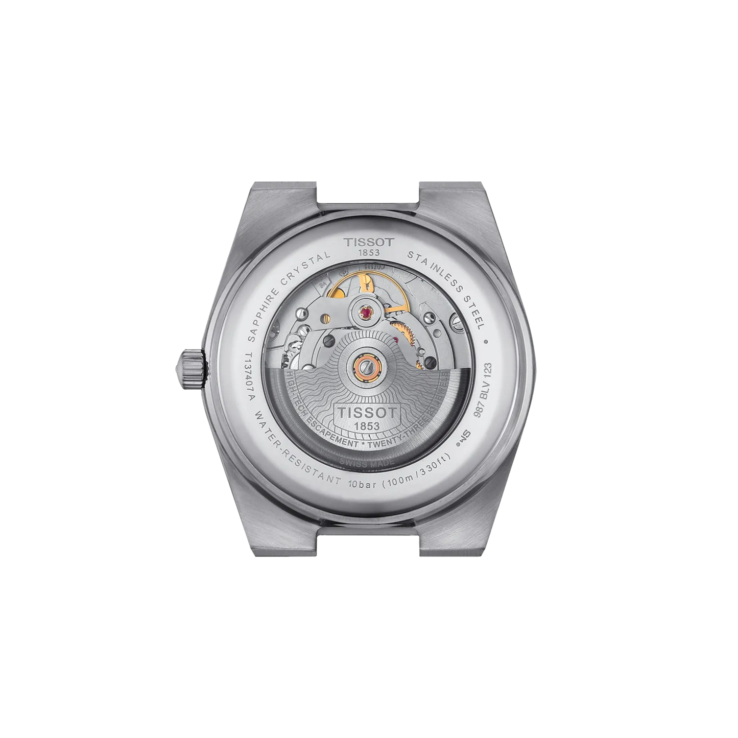 Tissot 80 PRX Sapphire Crystal Stainless Steel Ice Blue Dial Automatic Watch 40mm