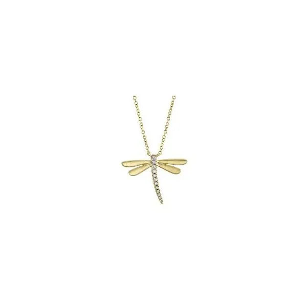 Shy Creation Open Link (18”, adjustable) in 14K Yellow Gold featuring Diamonds.