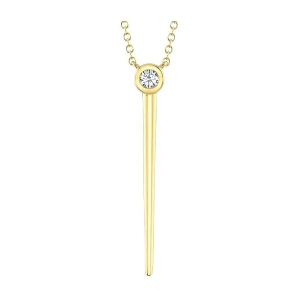 Shy Creation Open Link (18”, adjustable) in 14K Yellow Gold.