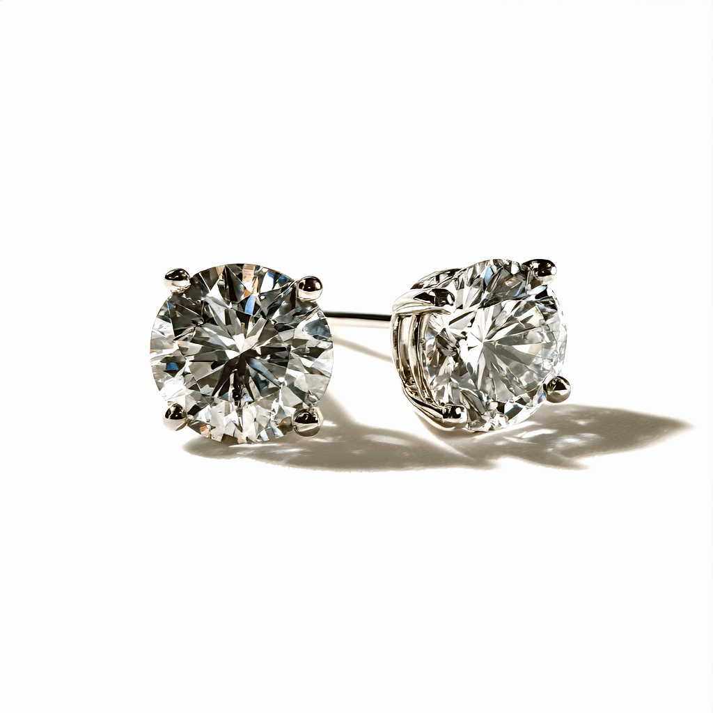 1/2 CTW Lab-Grown Diamond Stud Earrings