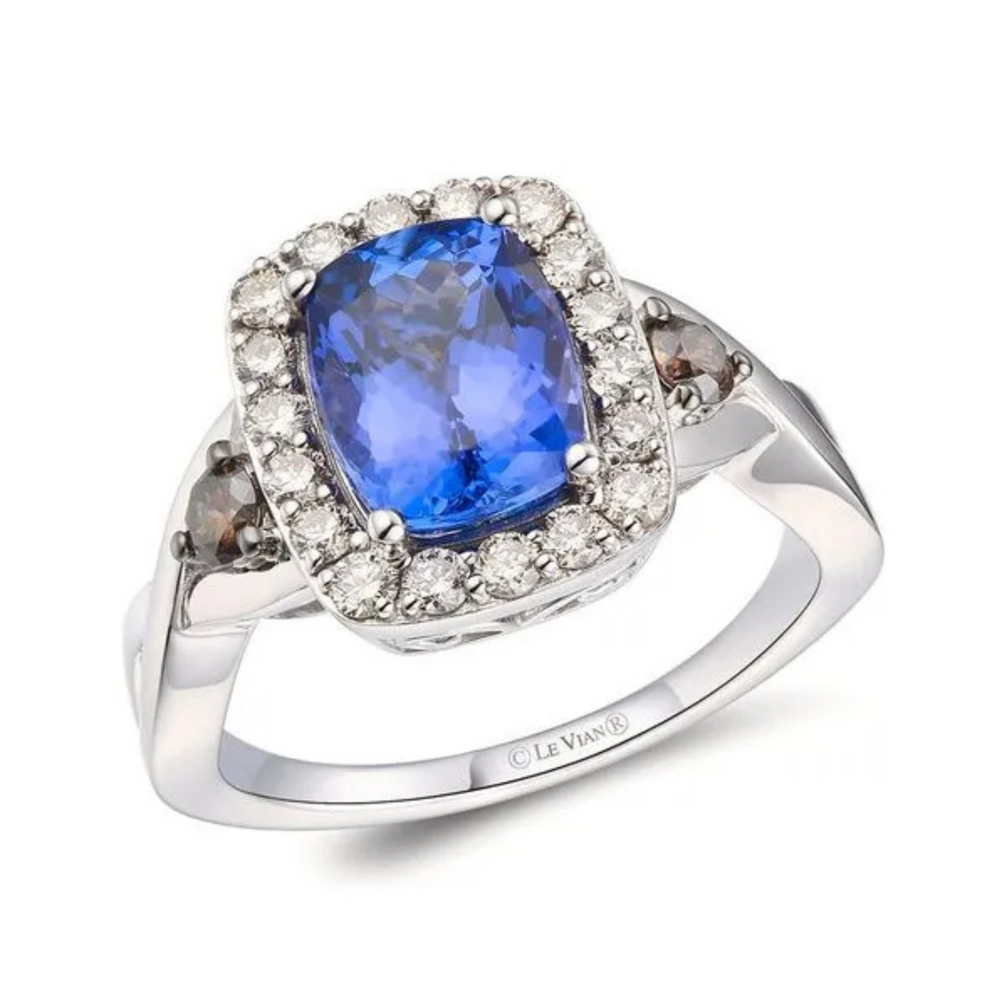 Le Vian 14K Vanilla Gold Blueberry Tanzanite Ring 0.375ct