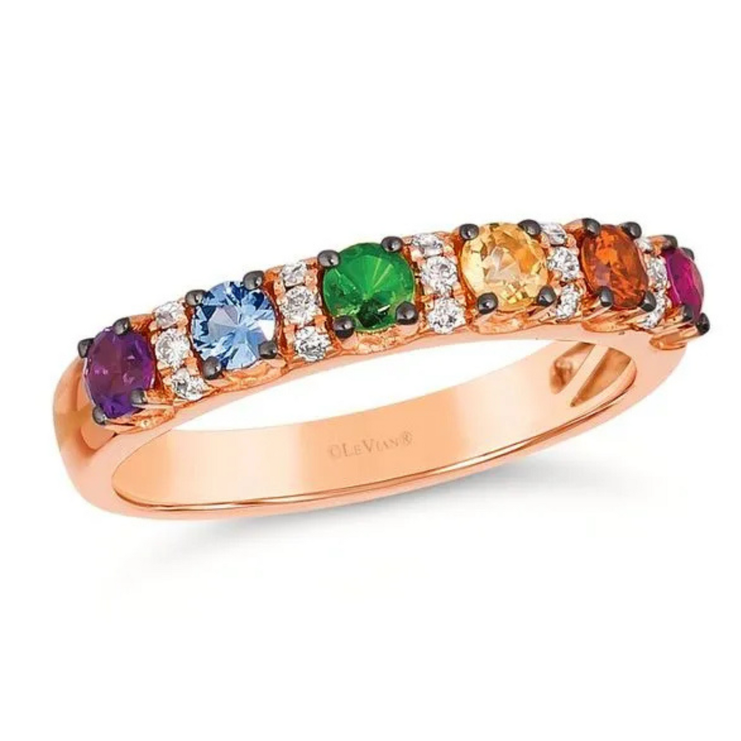 Le Vian 14K Strawberry Gold Multi-Gemstone Ring 0.1ct