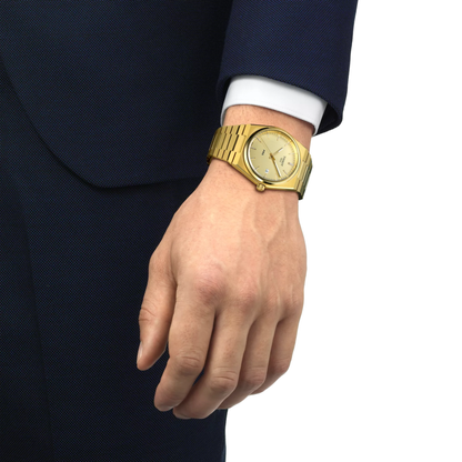 Tissot 80 PRX Gold PVD Sapphire Crystal Champagne Dial Watch 40mm
