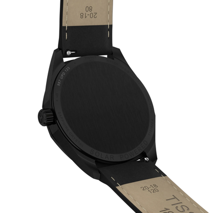 Tissot Prc 100 Solar PVD Sapphire Crystal Black Dial 39mm