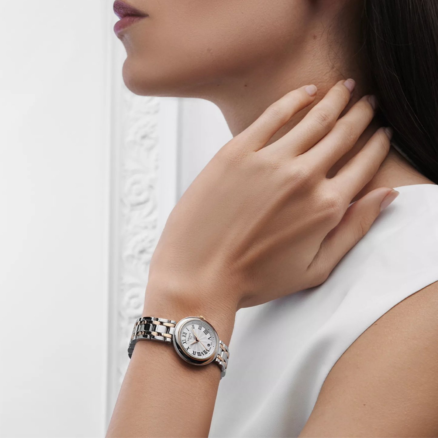 Tissot Bellissima PVD Two Tone Stainless Steel 26mm Watch