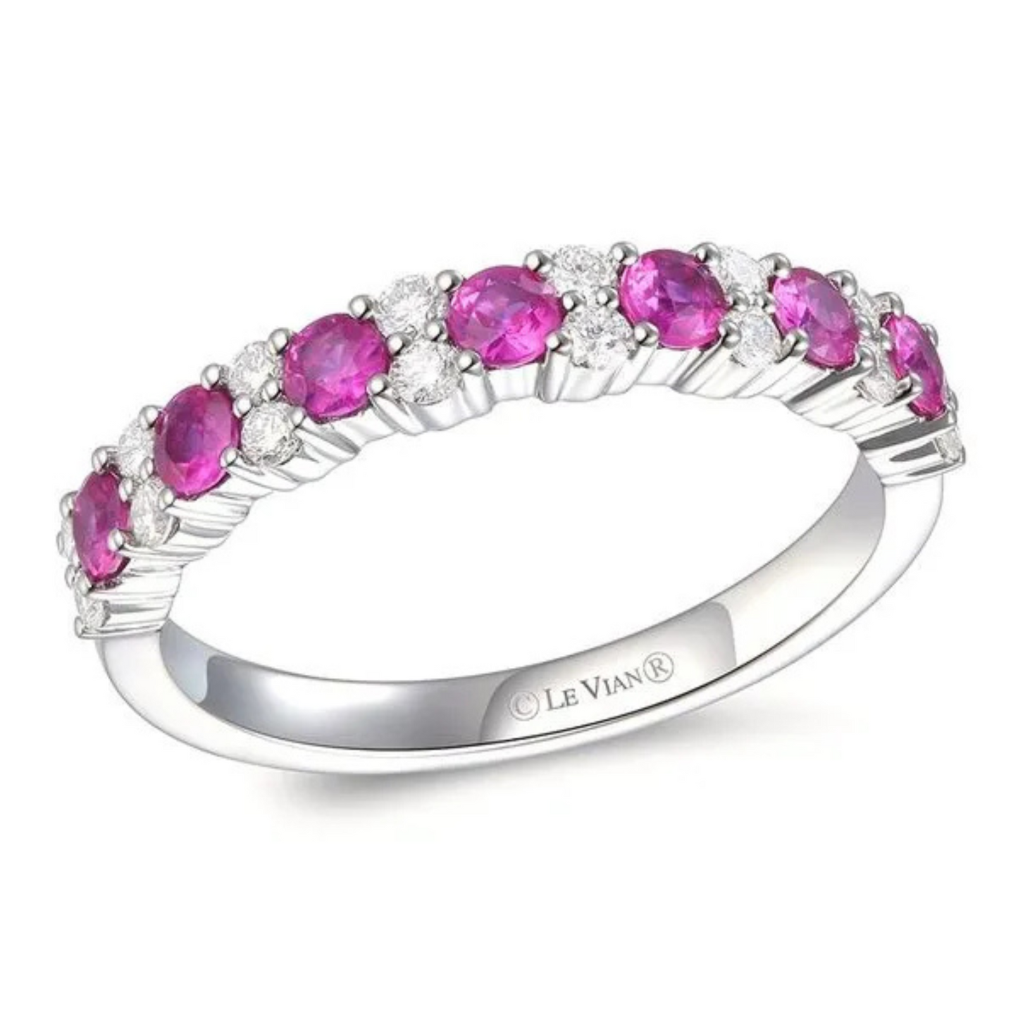Le Vian 14K Vanilla Gold Passion Ruby and Vanilla Diamond Ring 0.5ct