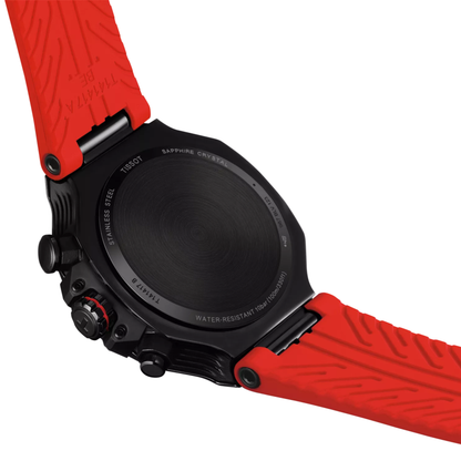Tissot T-Race Black-PVD Stainless Steel & Silicone Quartz Chronograph 45 mm