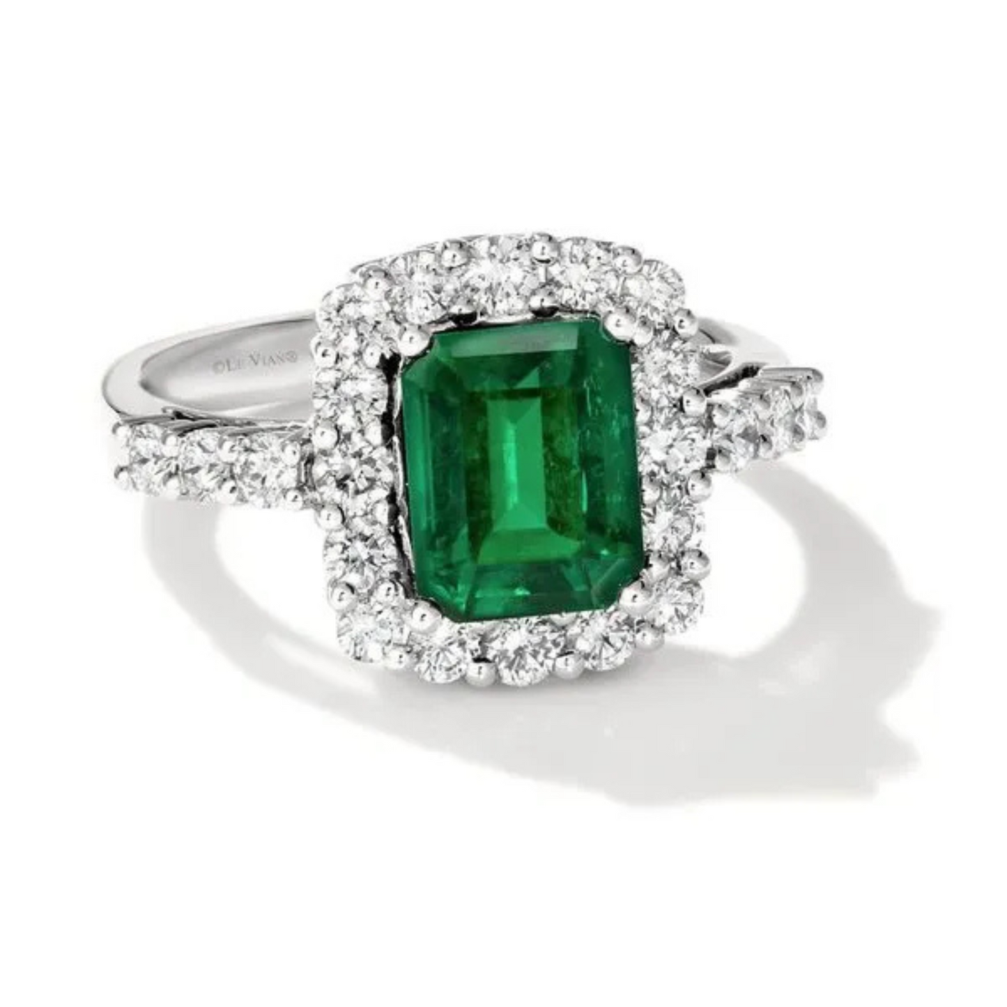 Le Vian Costa Smeralda Emerald and Vanilla Diamond Ring 2ct