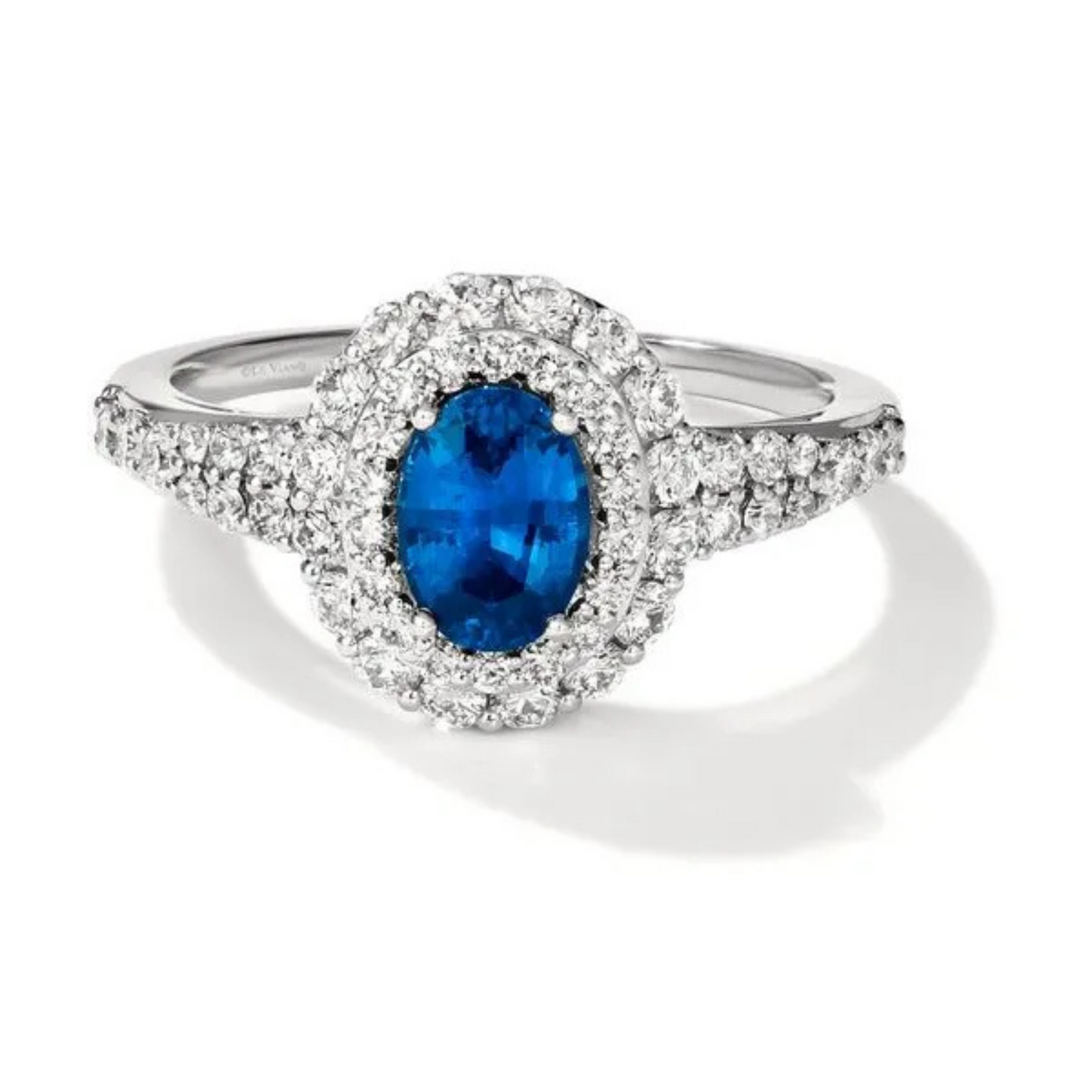 Le Vian Cornflower Sapphire and Vanilla Diamond Ring 0.75ct