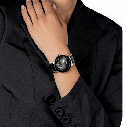 Rado Centrix Black Open Heart Automatic Watch 39.5 mm