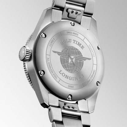 Longines Spirit Zulu Time Watch - Blue Dial 39 mm