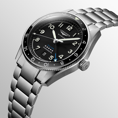 Longines Spirit Zulu Time GMT Automatic Watch 42 mm