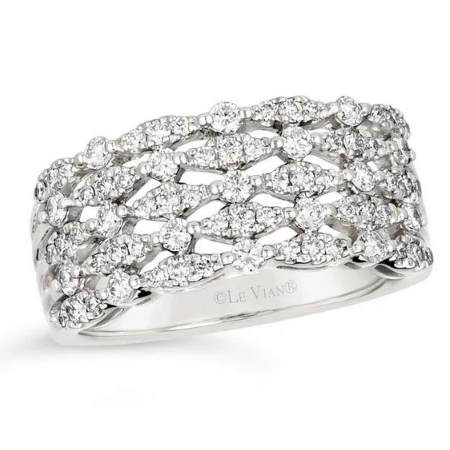Le Vian Platinum Vanilla Diamond Ring 0.75ct