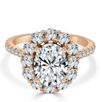 Imagine Bridal 14K Yellow Gold Oval Diamond Engagement Ring 1.00ct