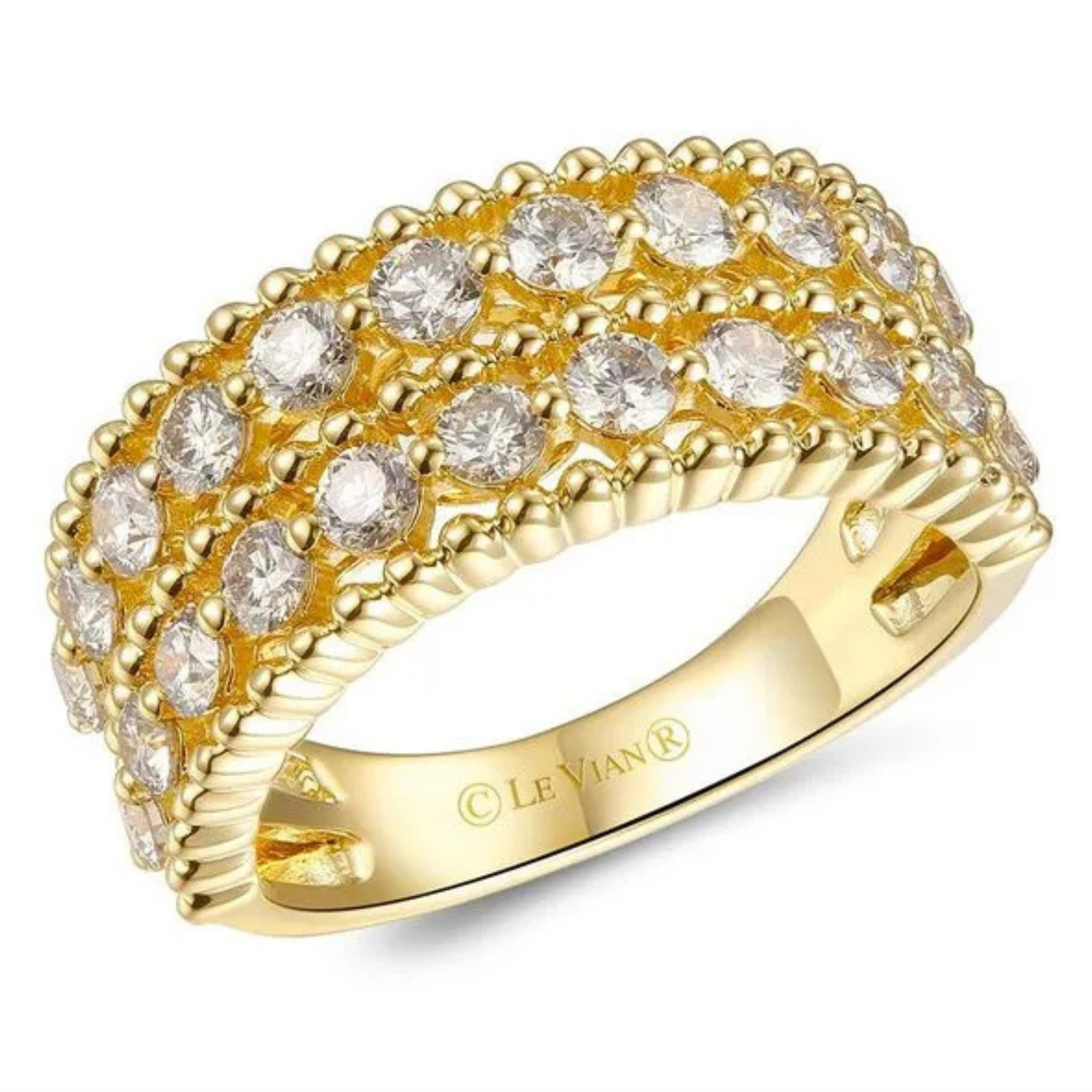 Le Vian 14K Honey Gold Nude Diamond Ring 1.375ct