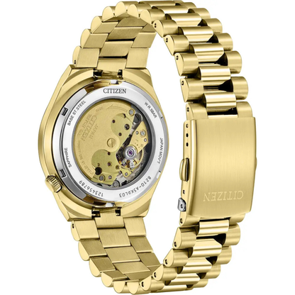 Citizen Tsuyosa Gold Stainless Steel Green Dial Automatic Watch 40 mm