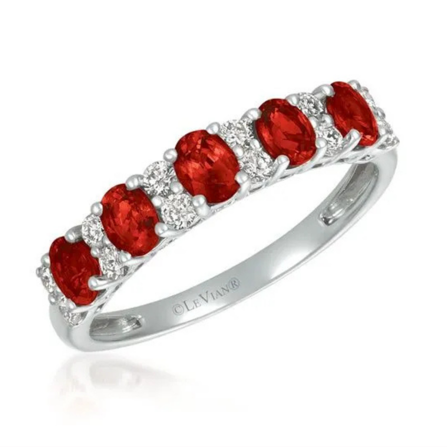 Le Vian 14K Vanilla Gold Passion Ruby & Vanilla Diamond Ring 1ct