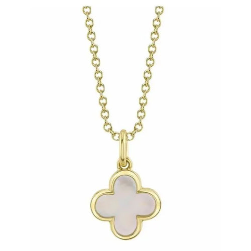 Shy Creation Mother Of Pearl Pendant 18 Inches
