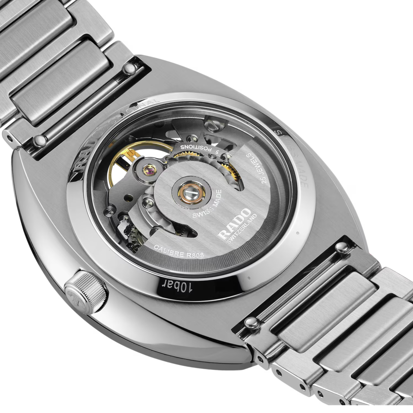 Rado DiaStar Original Skeleton Stainless Steel Automatic Watch 38 mm