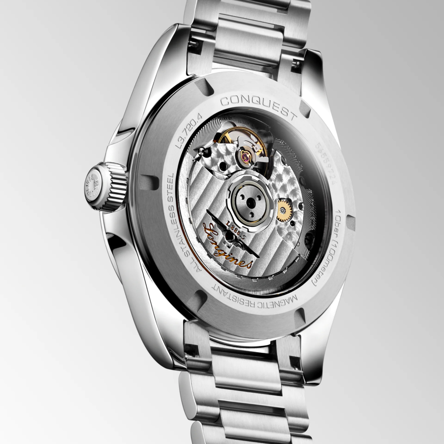 Longines Conquest Stainless Steel Automatic Watch 38 mm