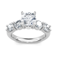 Imagine Bridal 14K White Gold Round Diamond Engagement Ring 1.00ct