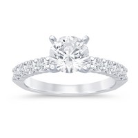 Imagine Bridal 14K White Gold Round Diamond Engagement Ring 90.00ct