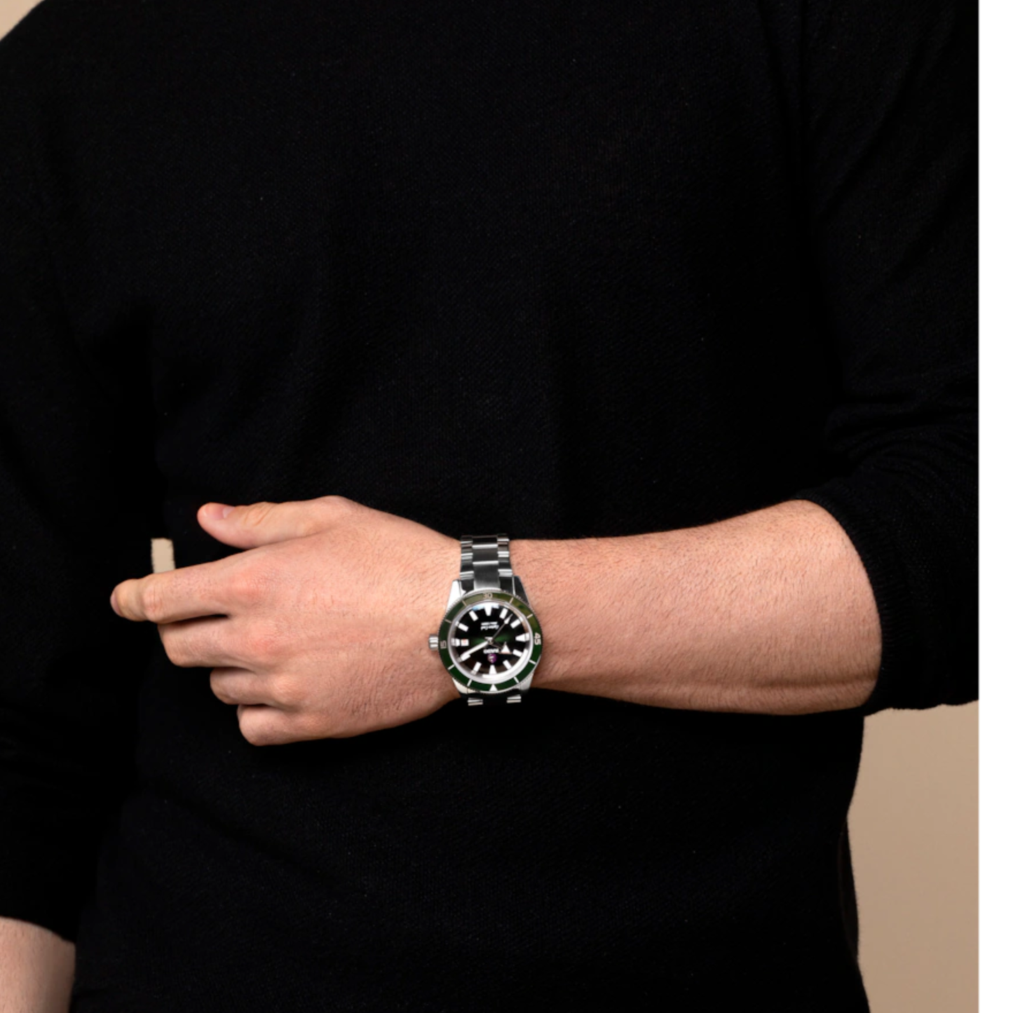 Rado Captain Cook Stainless Steel Green Dial Automatic Watch 42 mm