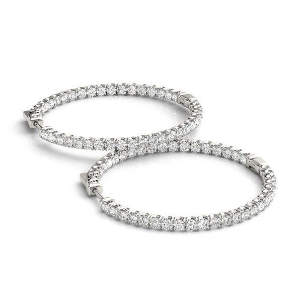 1 Inch 4 Prong Round Hoop - View 2