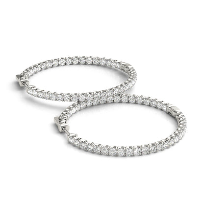 1 Inch 4 Prong Round Hoop - View 2