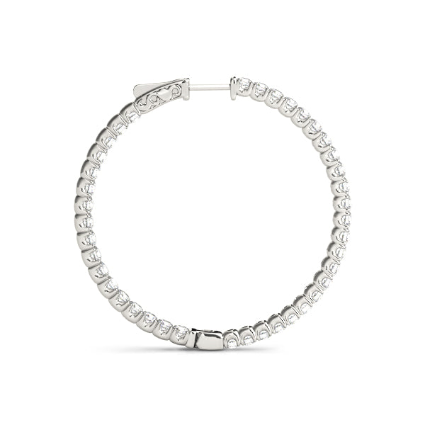 1 Inch 4 Prong Round Hoop - View 3