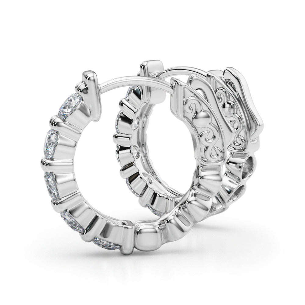 Single Row Vault Lock Hoops - View 3