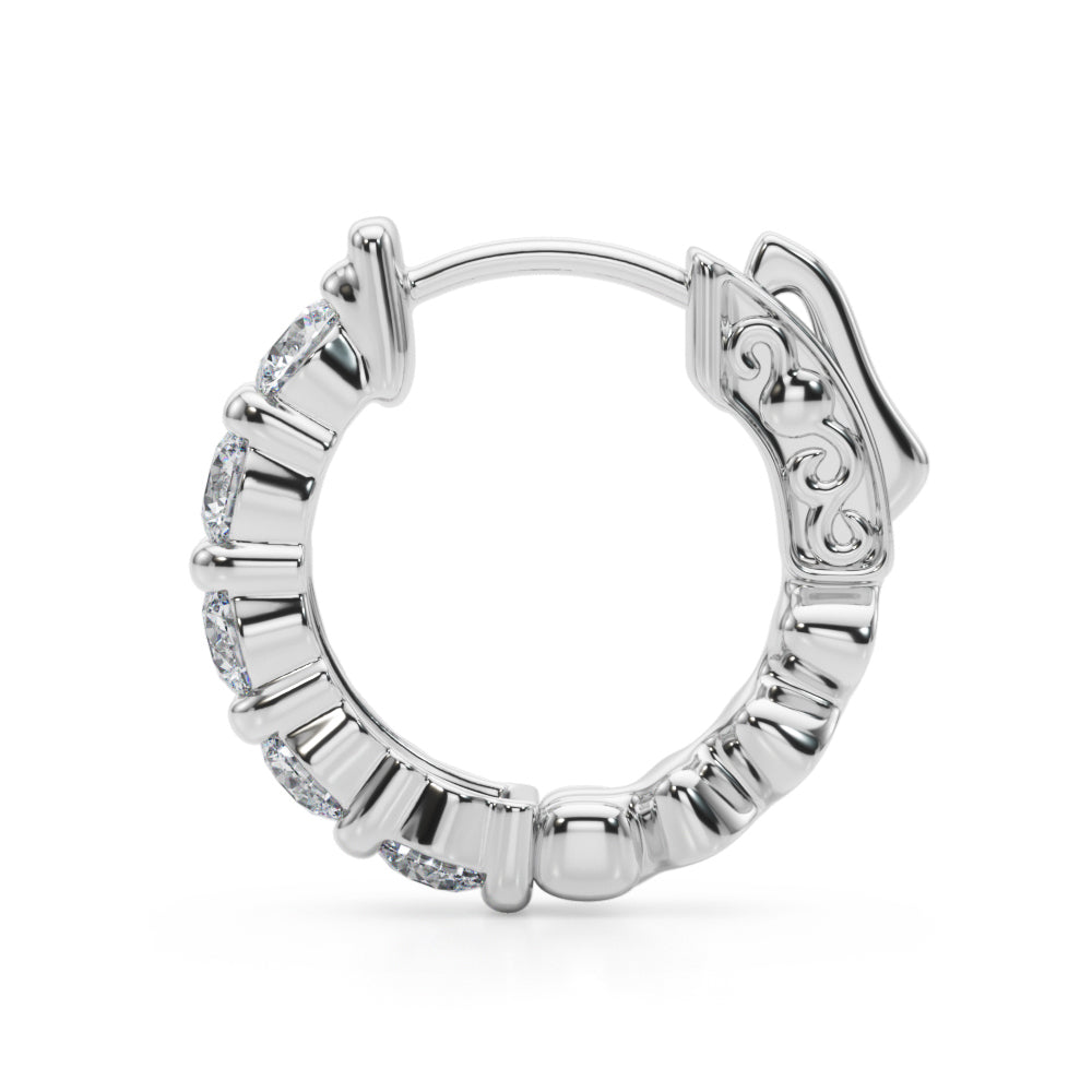 Single Row Vault Lock Hoops - View 4