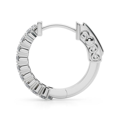Double Row Vault Lock Hoops - View 4
