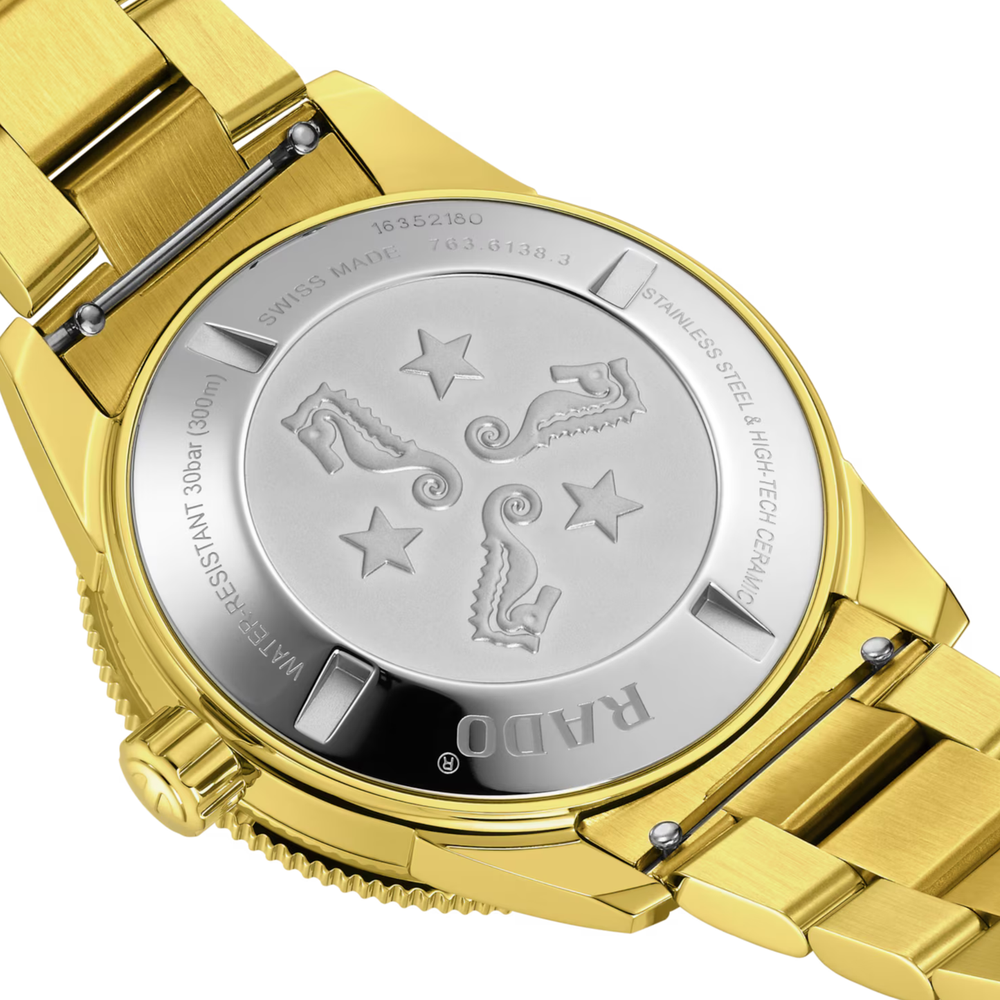 Rado Captain Cook Gold Stainless Steel Automatic Watch 42 mm