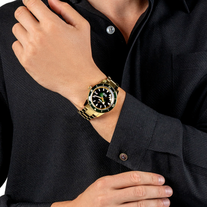 Rado Captain Cook Gold Stainless Steel Automatic Watch 42 mm