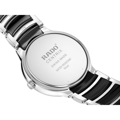 Rado Centrix Automatic 39.5mm Black Dial Two-Tone Stainless Steel Men’s Watch