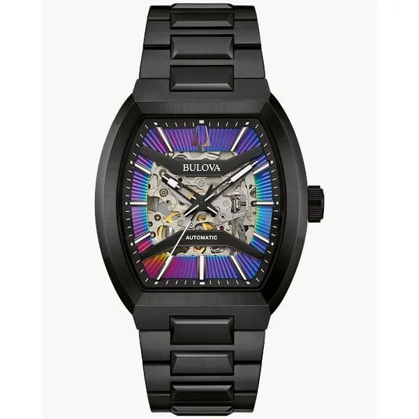 Bulova 505-00979 watch with a 42 mm case with a white dial paired with a stainless‑steel bracelet powered by a quartz movement and offering 30 m water resistance. This timepiece combines style and performance, highlighting Bulova’s craftsmanship and versatility in both formal and casual settings.