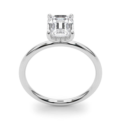 Engagement Ring Emerald Cut Center - View 5