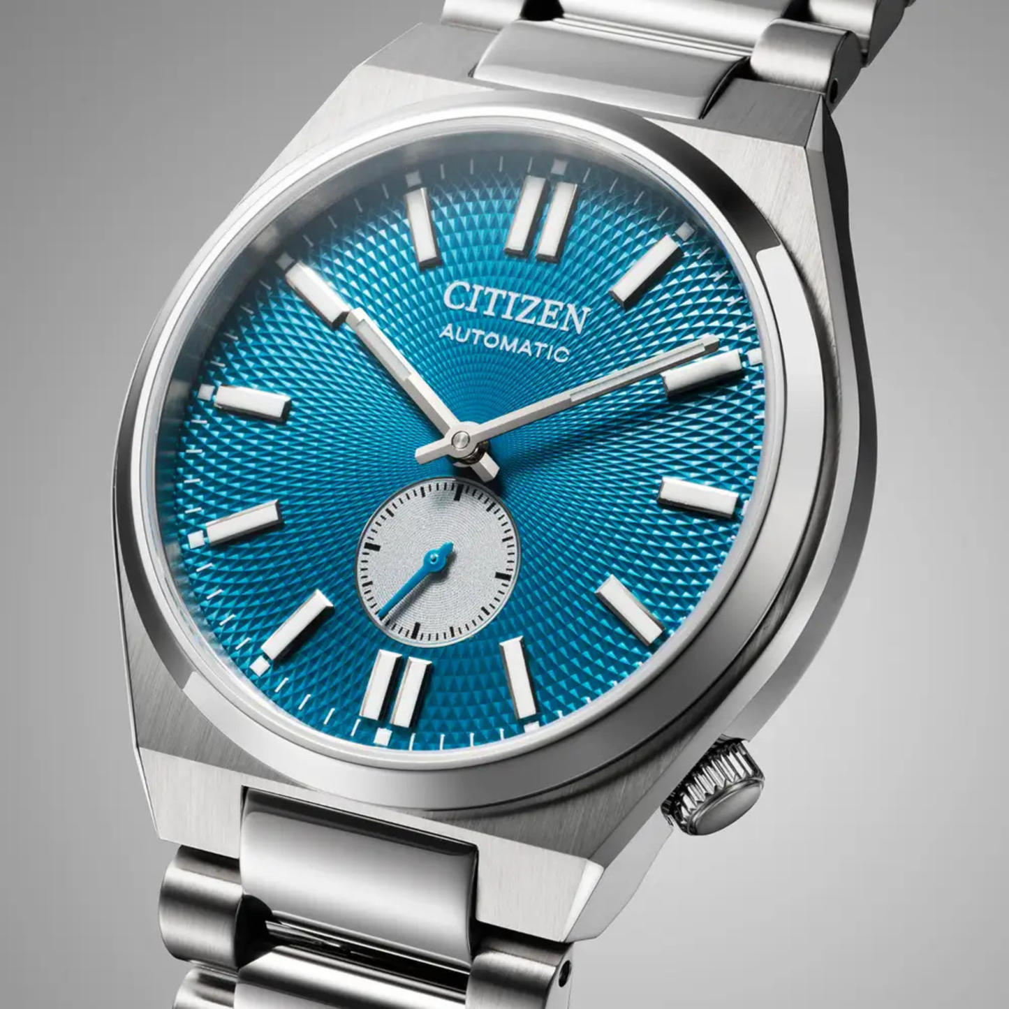 Citizen Tsuyosa Small Second Stainless Steel Blue Dial Automatic Watch 40 mm