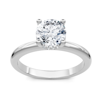Imagine Bridal 14K White Gold Round Diamond Engagement Ring 1.00ct