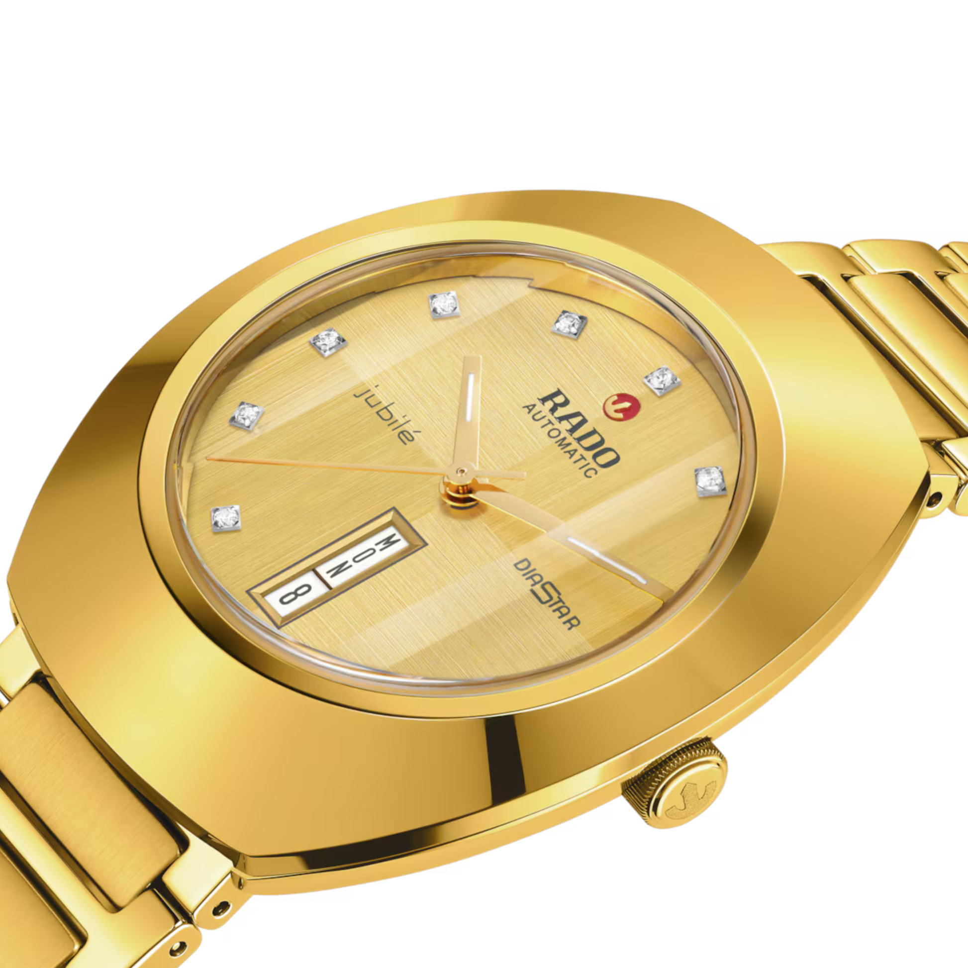 Rado DiaStar Original 35mm Green Dial Gold-Tone Stainless Steel