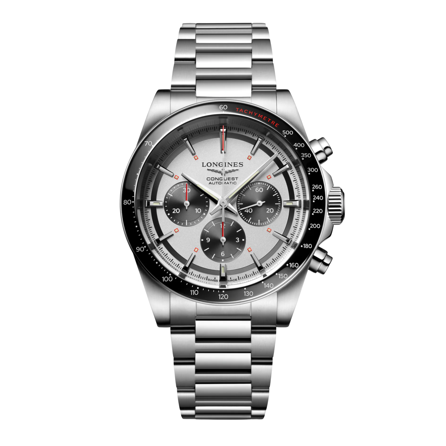 Longines Conquest Stainless Steel Automatic Watch 42 mm