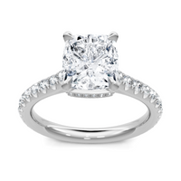 Imagine Bridal 14K White Gold Round Diamond Engagement Ring 0.60ct
