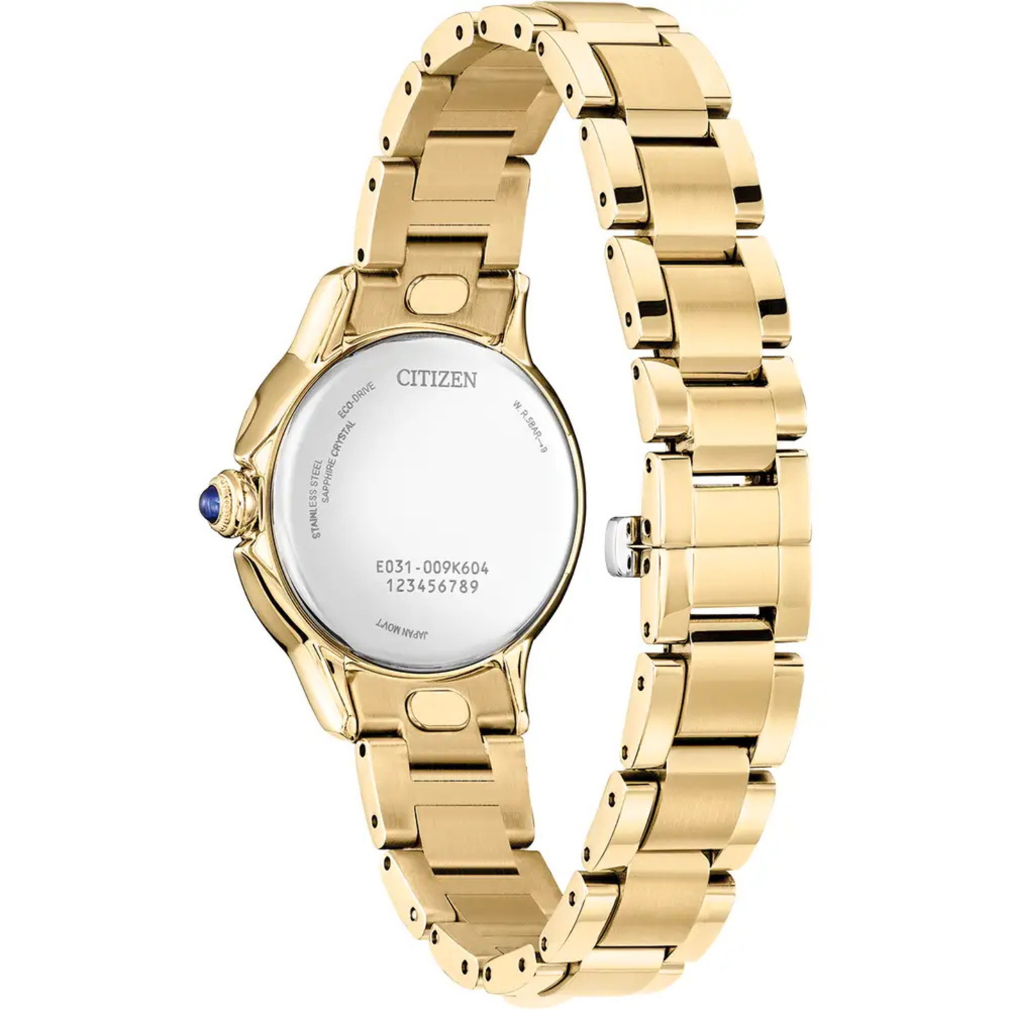 Citizen L Ceci Gold-Tone Stainless Steel White Dial Watch 31.5 mm