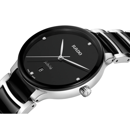 Rado Centrix Automatic 39.5mm Black Dial Two-Tone Stainless Steel Men’s Watch