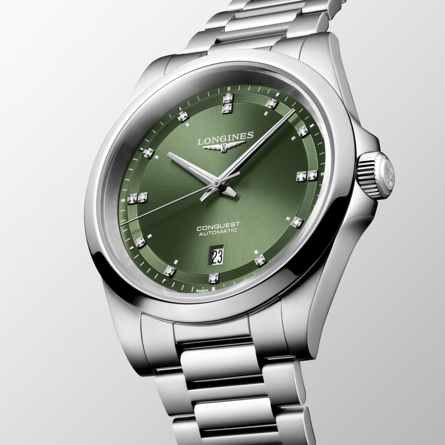 Longines Conquest Stainless Steel Watch 41mm