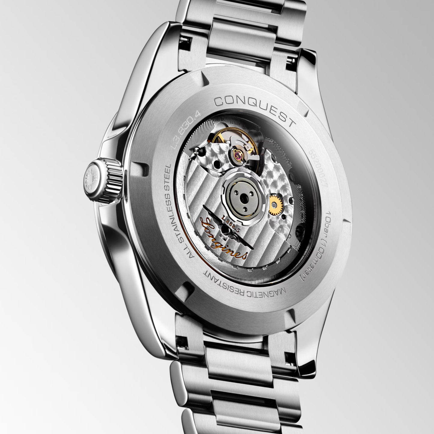 Longines Conquest Stainless Steel Watch 41mm