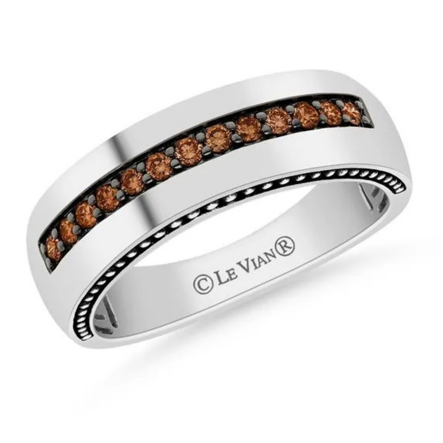 Le Vian 14K Vanilla Gold Chocolatier Ring 0.333ct